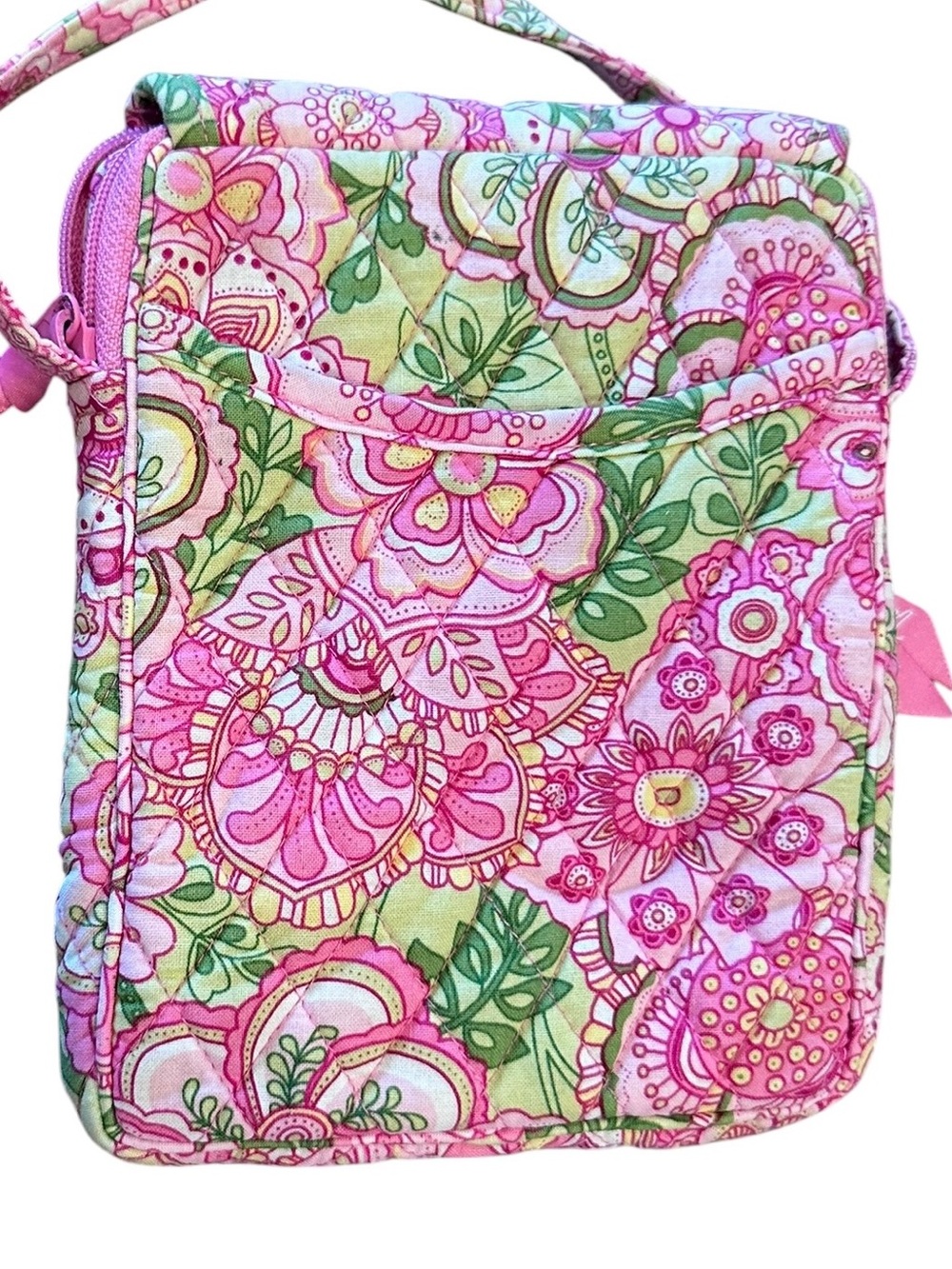 Vera Bradley Pink Petal Pink Quilted Crossbody & Wallet Set Vtg Vintage - Picture 4 of 14